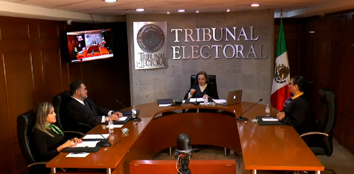Sesión Tribunal Electoral de Hidalgo