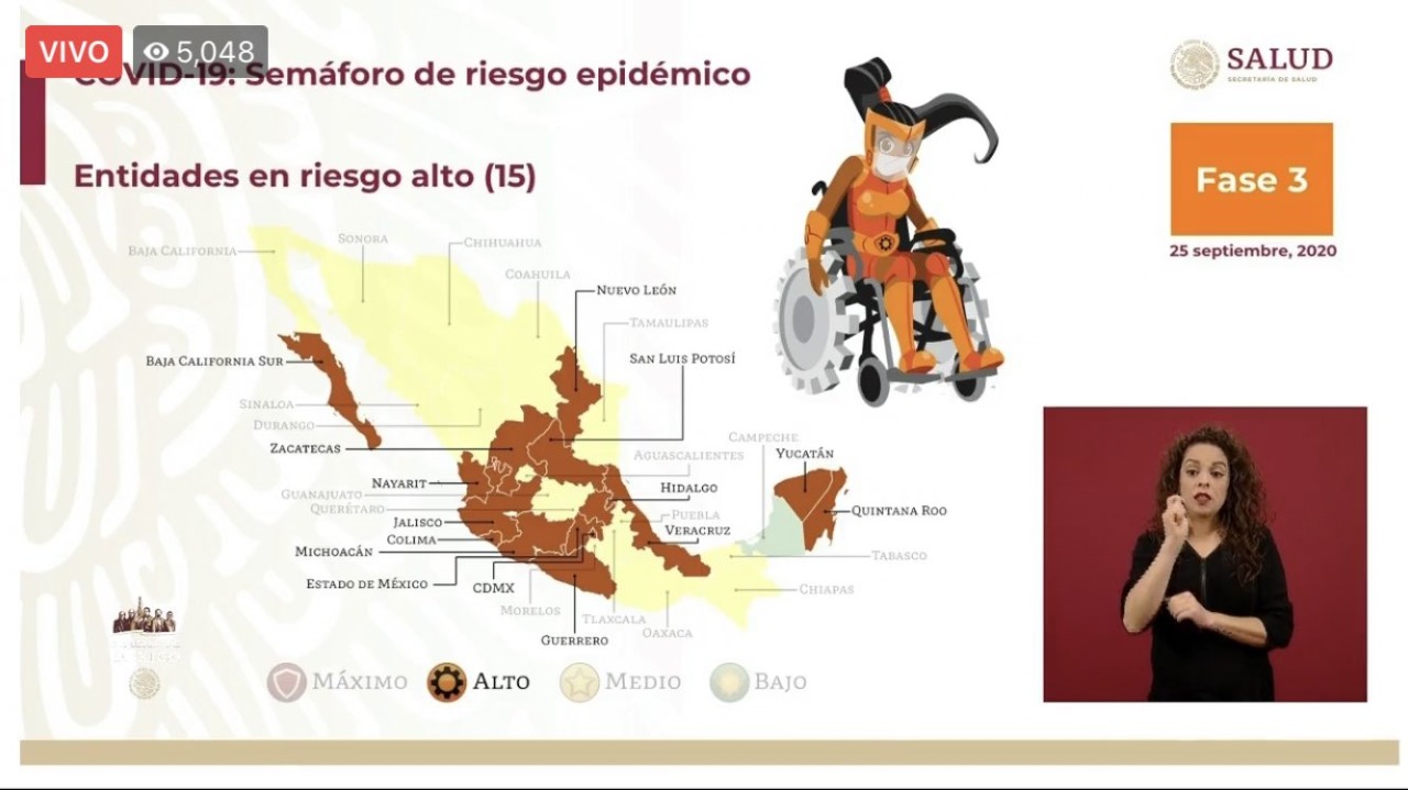 Hidalgo semáforo de riesgo epidemiológico