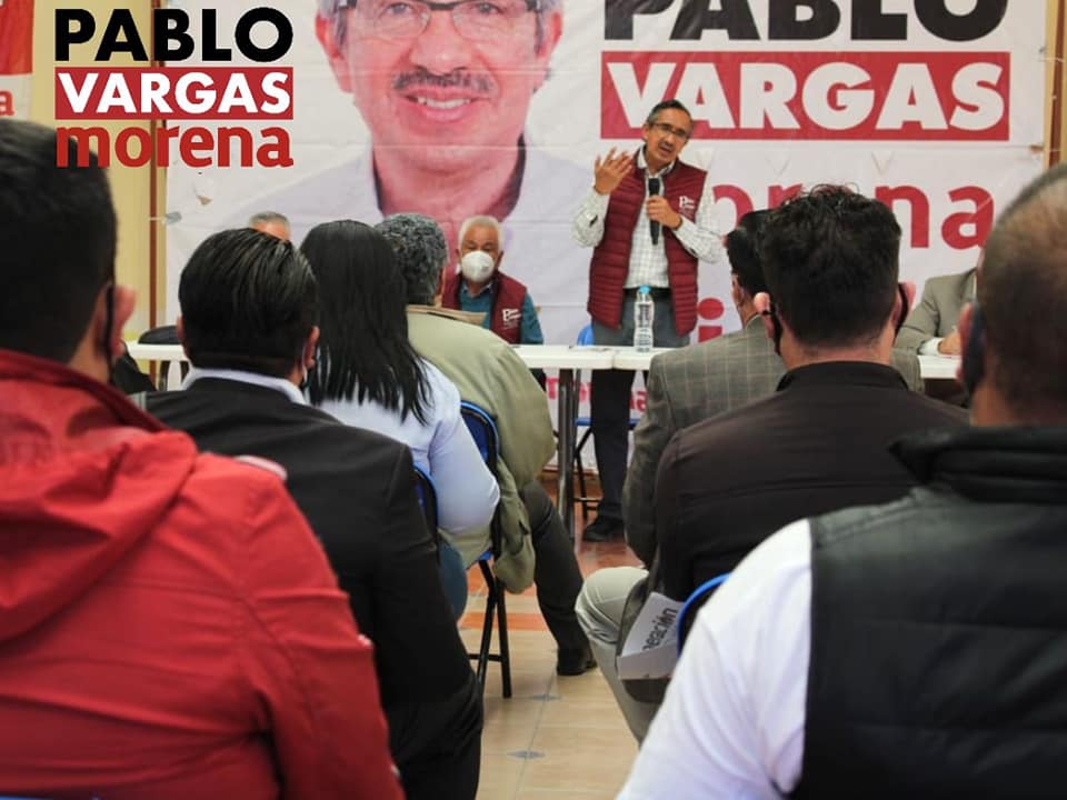 Pablo Vargas en campaña