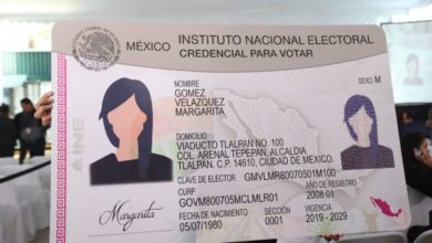 Foto de una credencial de elector, que se puede tramitar en el Estado de Hidalgo.